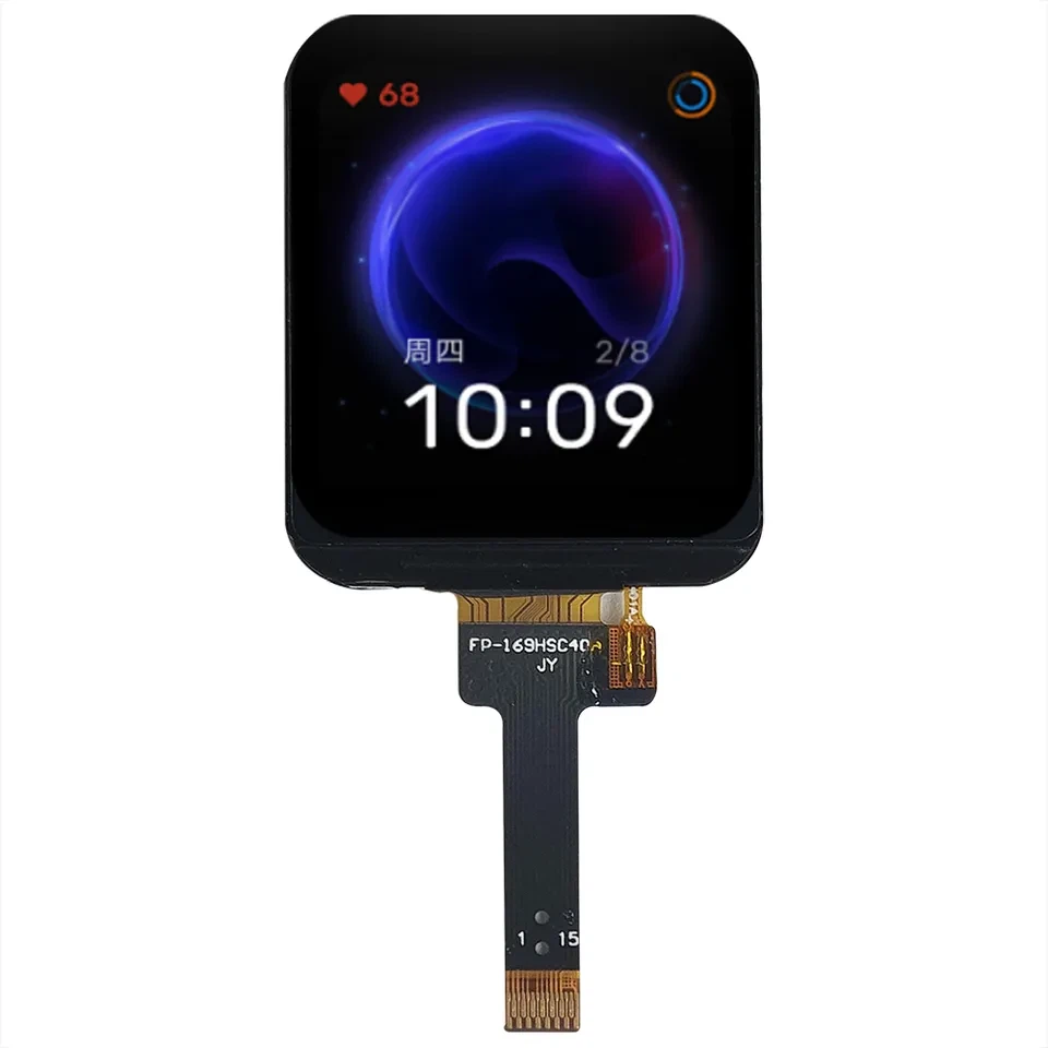 1,69 tommu 240X280 Smart Watch LCD Tft skjár